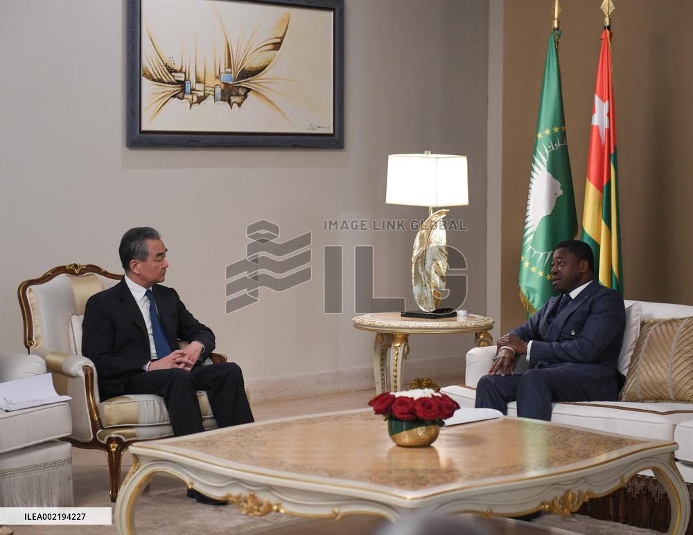 TOGO-LOME-PRESIDENT-CHINA-WANG YI-MEETING