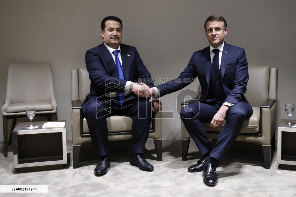 Macron At World Economic Forum - Davos