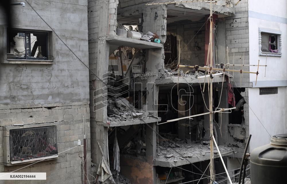 MIDEAST-GAZA-RAFAH-ISRAEL-AIRSTRIKE-AFTERMATH