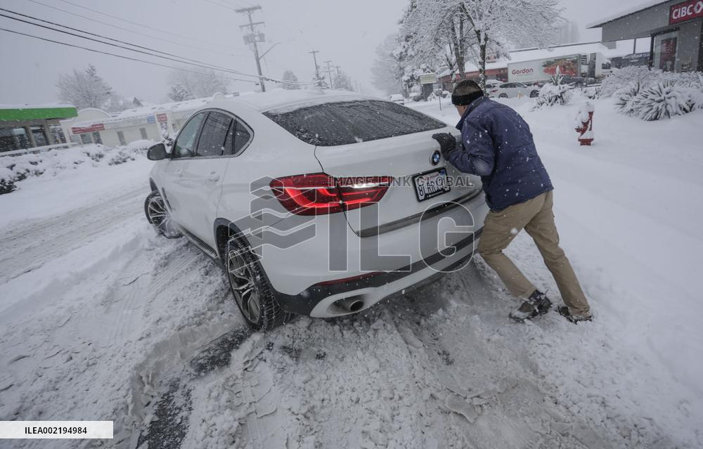 CANADA-VANCOUVER-HEAVY SNOW