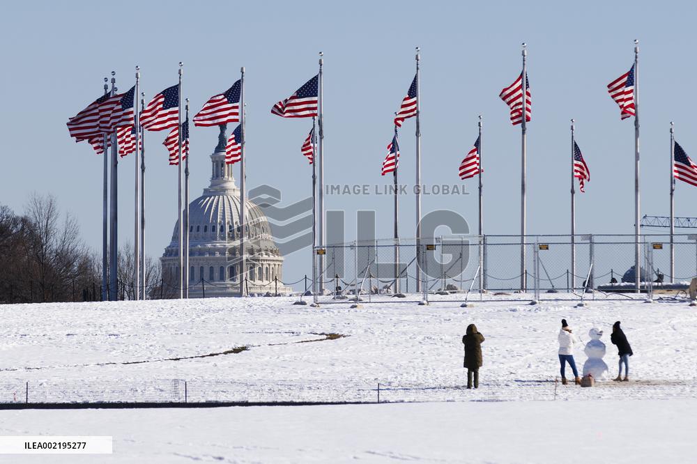 U.S.-WASHINGTON, D.C.-COLD WEATHER