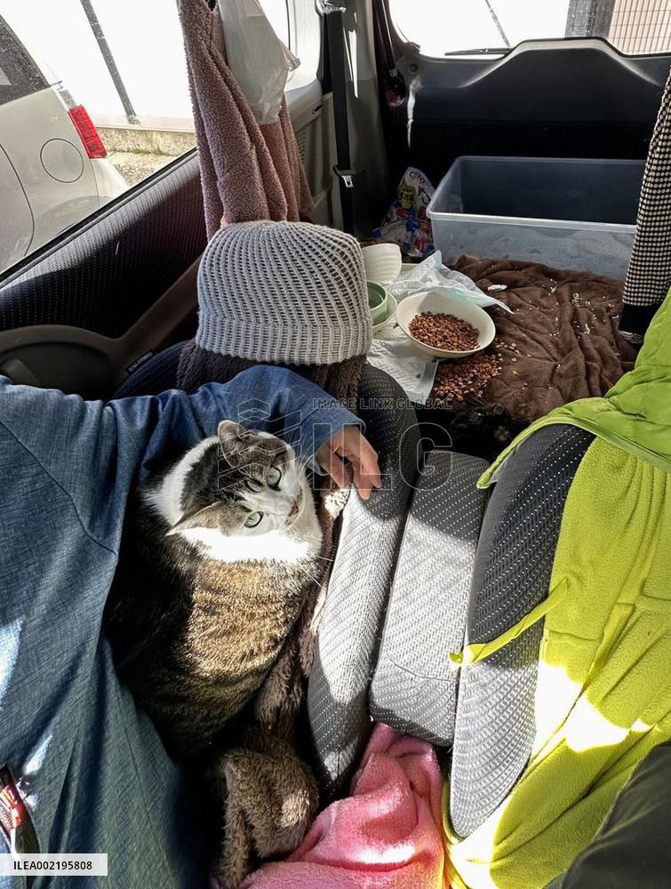 Aftermath of strong quake in central Japan