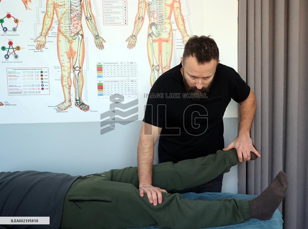 Rehabilitation centre for Ukrainian military in Kharkiv