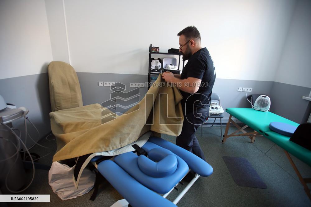 Rehabilitation centre for Ukrainian military in Kharkiv