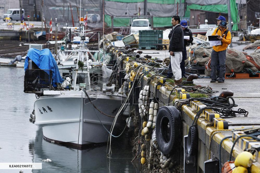 Aftermath of strong quake in central Japan