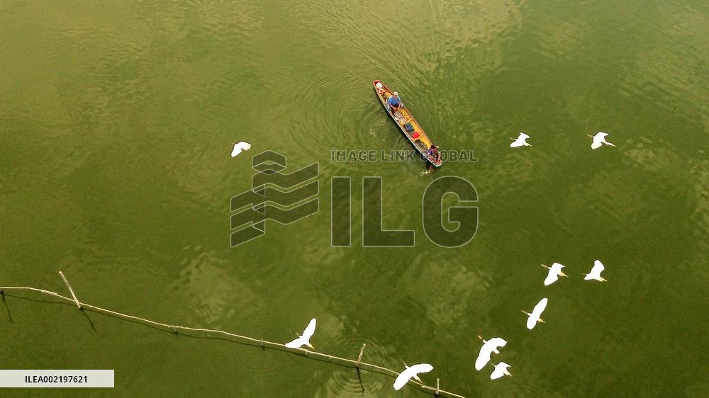 INDONESIA-LHOKSEUMAWE-DAILY LIFE-FLOATING FISH FARM