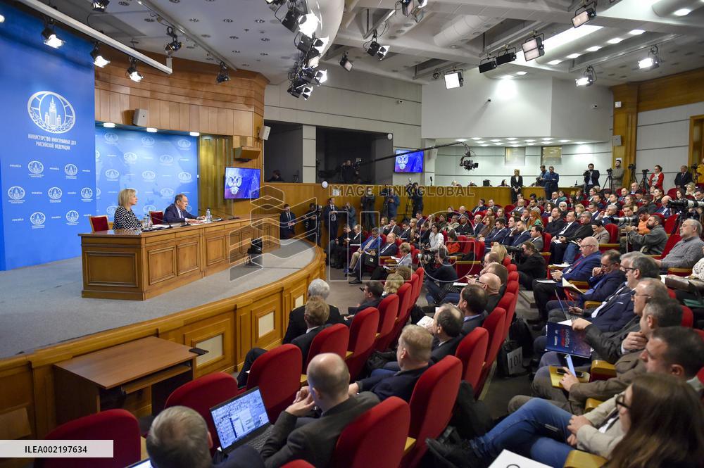 RUSSIA-MOSCOW-FM-PRESS CONFERENCE