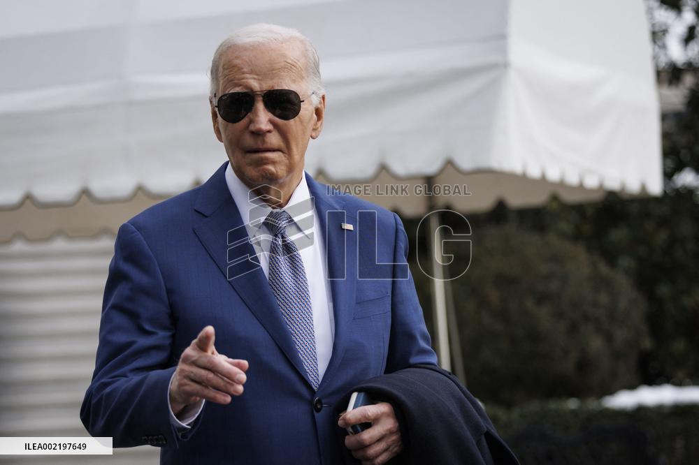 Biden Leaves White House - Washington