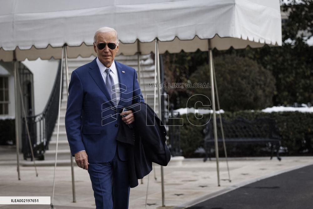 Biden Leaves White House - Washington
