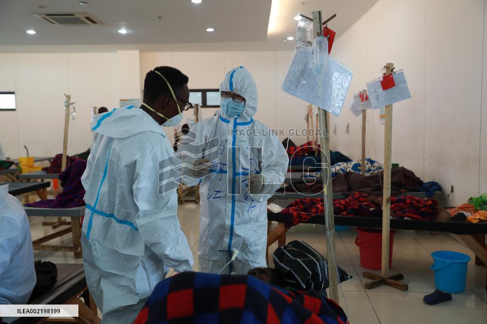 ZAMBIA-LUSAKA-CHOLERA OUTBREAK-CHINESE DOCTORS