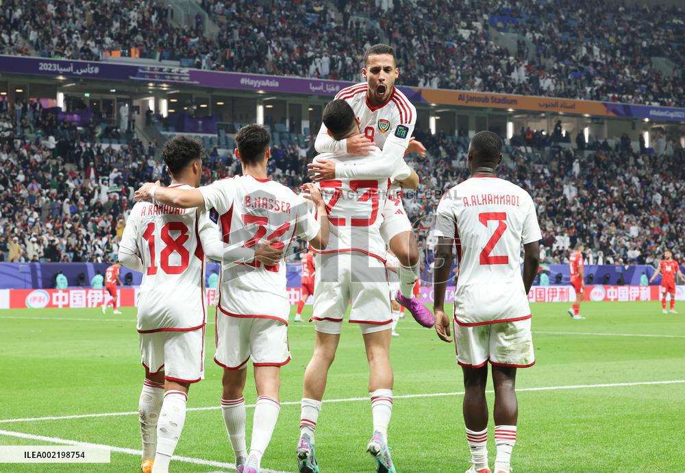 (SP)QATAR-DOHA-FOOTBALL-AFC ASIAN CUP-GROUP C-PALESTINE VS UNITED ARAB EMIRATES