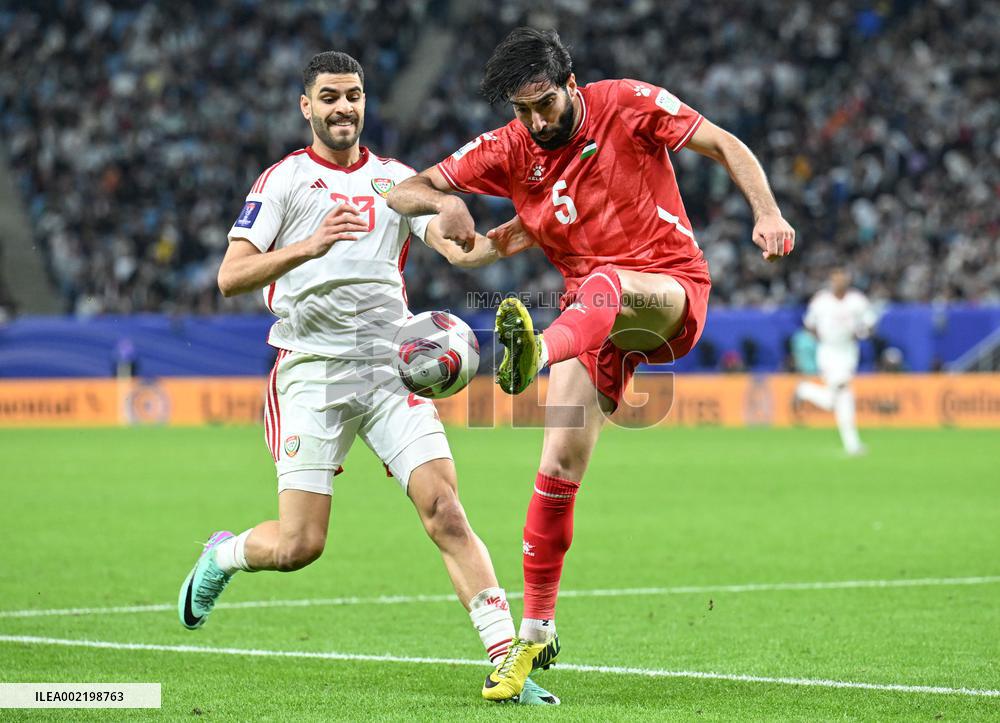 (SP)QATAR-DOHA-FOOTBALL-AFC ASIAN CUP-GROUP C-PALESTINE VS UNITED ARAB EMIRATES