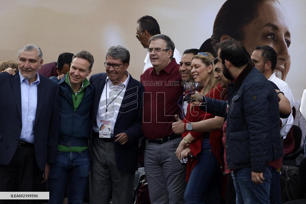 Presidential Candidate Claudia Sheinbaum in Closing Pre Campaign Rally - Mexico