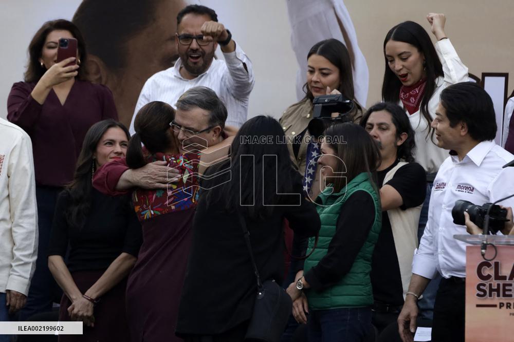 Presidential Candidate Claudia Sheinbaum in Closing Pre Campaign Rally - Mexico