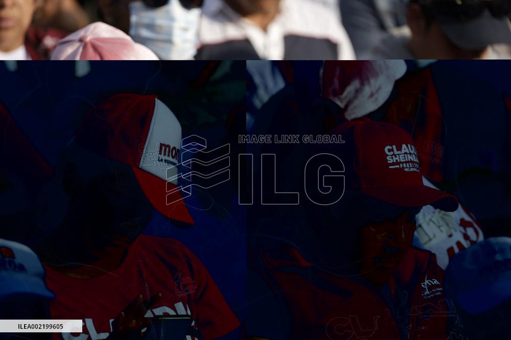 Presidential Candidate Claudia Sheinbaum in Closing Pre Campaign Rally - Mexico