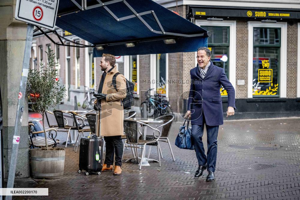 Mark Rutte Prior To The Weekly Cabinet Meeting - The Hague