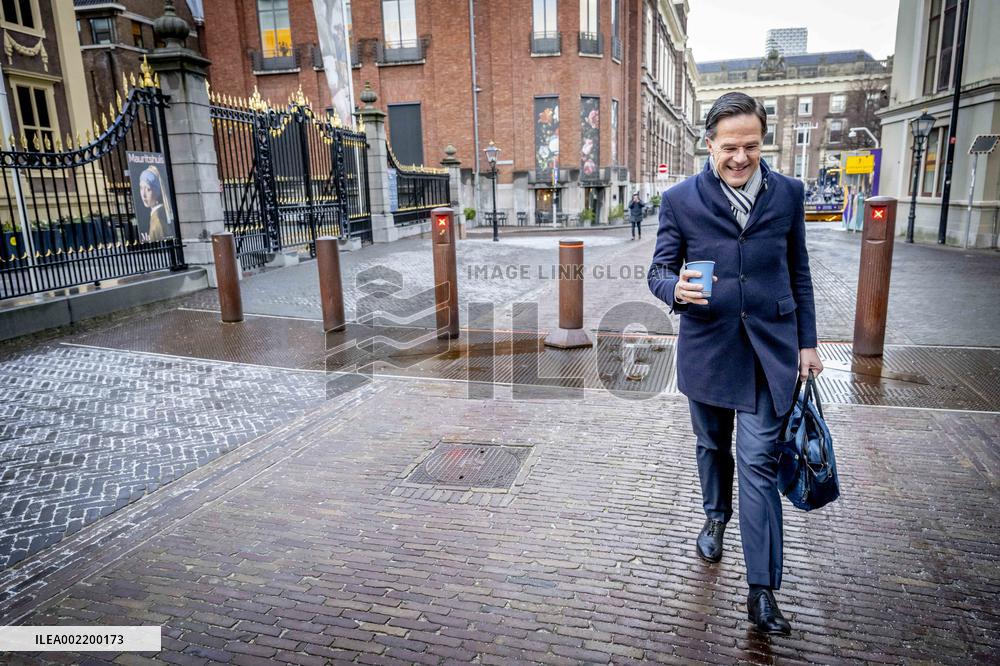 Mark Rutte Prior To The Weekly Cabinet Meeting - The Hague