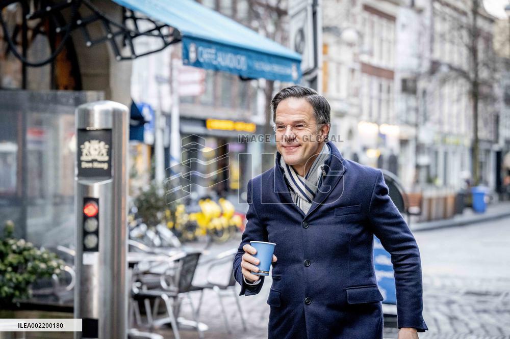 Mark Rutte Prior To The Weekly Cabinet Meeting - The Hague