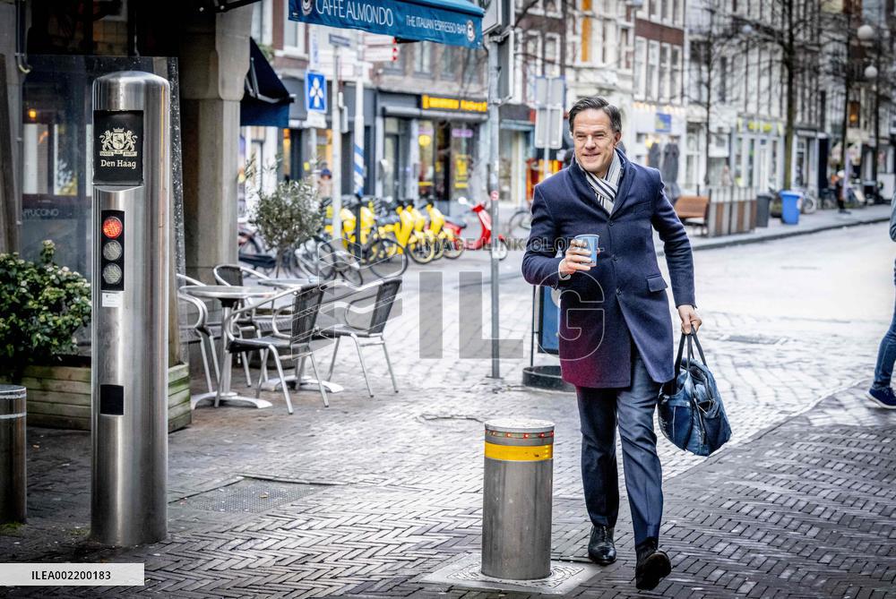 Mark Rutte Prior To The Weekly Cabinet Meeting - The Hague