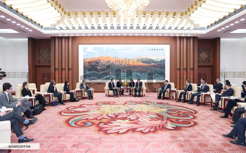 CHINA-BEIJING-HE LIFENG-CHINA-U.S. FINANCIAL WORKING GROUP-U.S. DELEGATION-MEETING (CN)