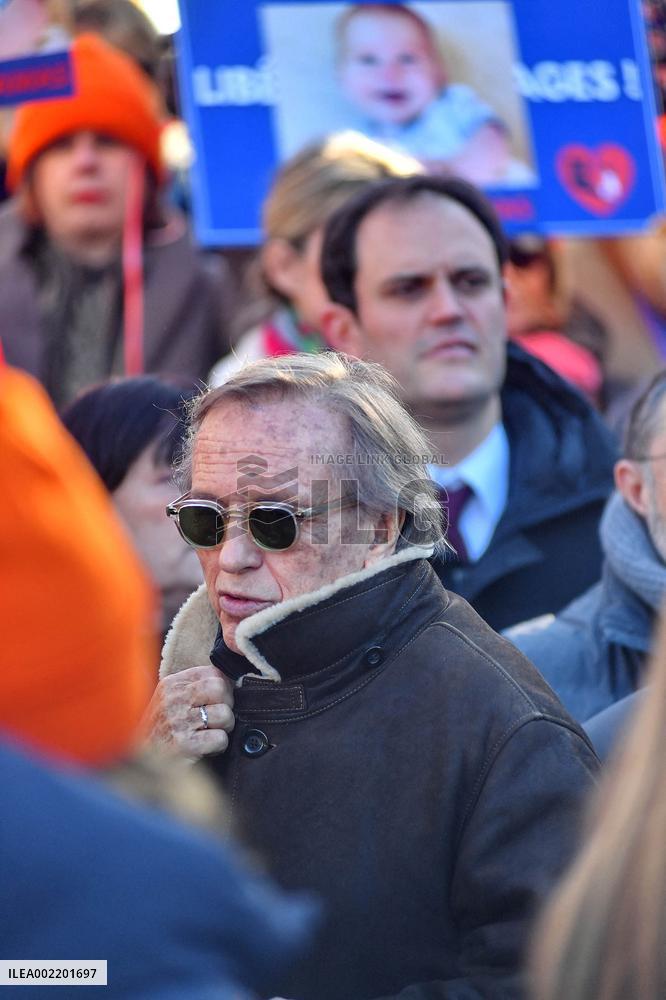 CRIF rally in support of Hamas hostages - Paris