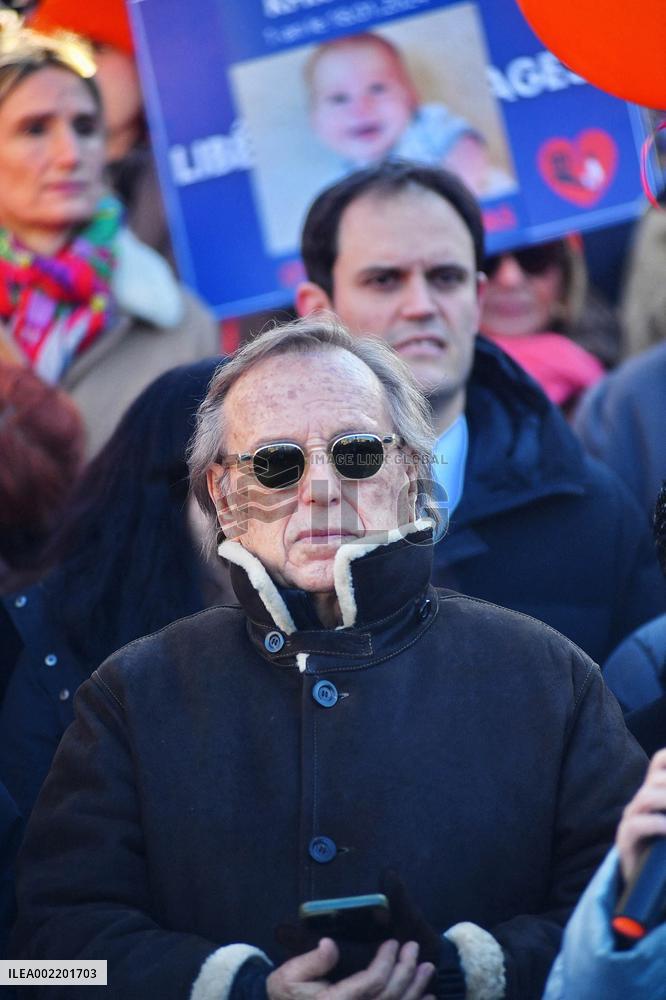 CRIF rally in support of Hamas hostages - Paris