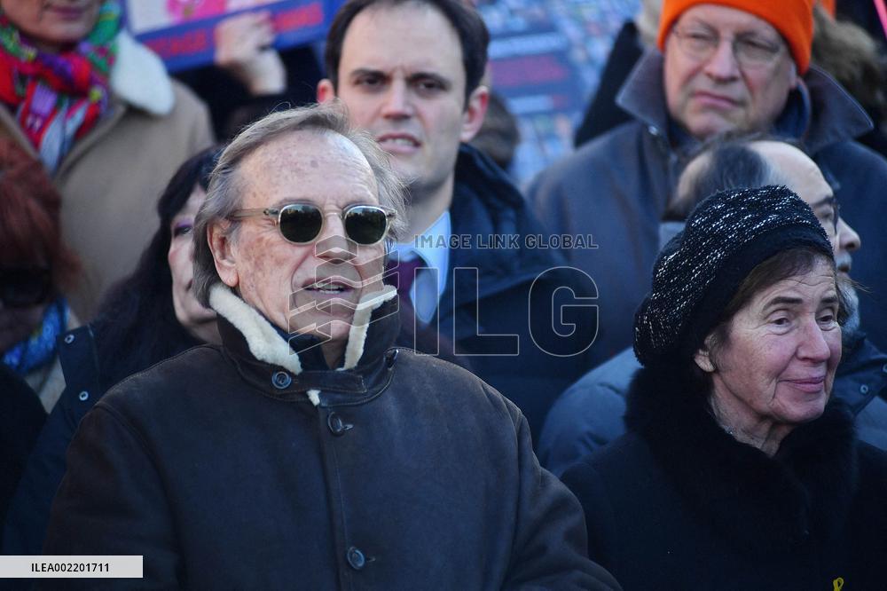 CRIF rally in support of Hamas hostages - Paris