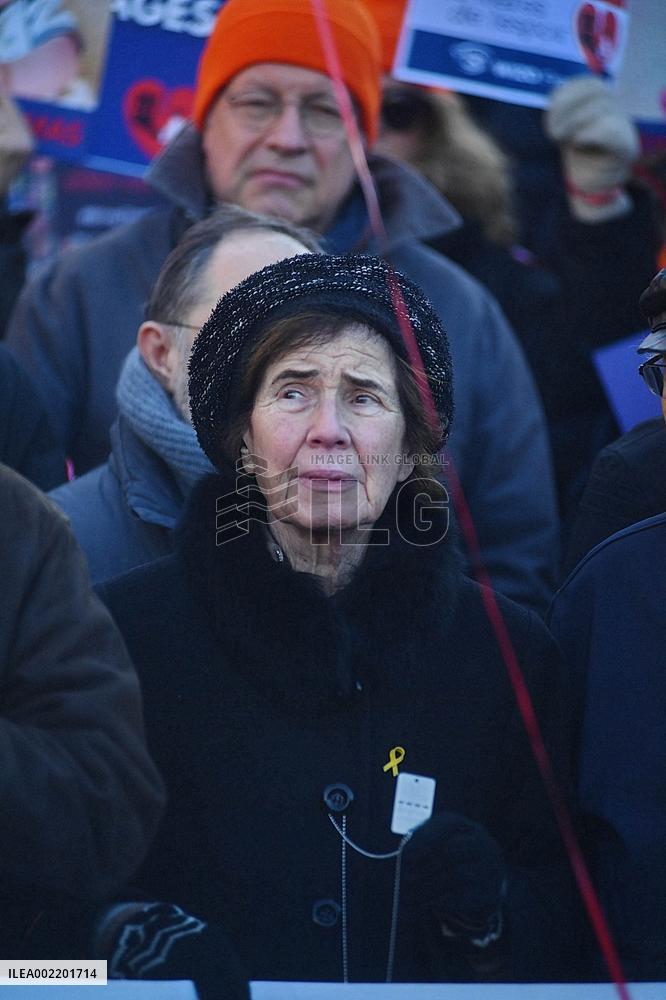 CRIF rally in support of Hamas hostages - Paris