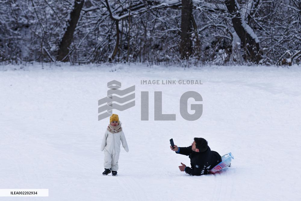 U.S.-WASHINGTON, D.C.-SNOWFALL