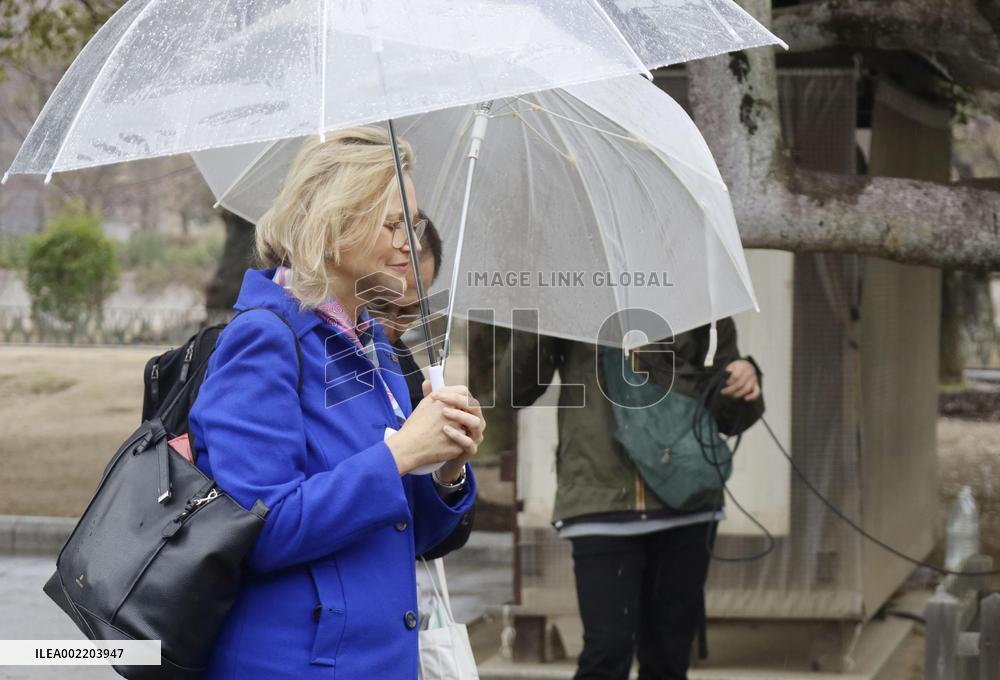 ICAN executive director in Hiroshima