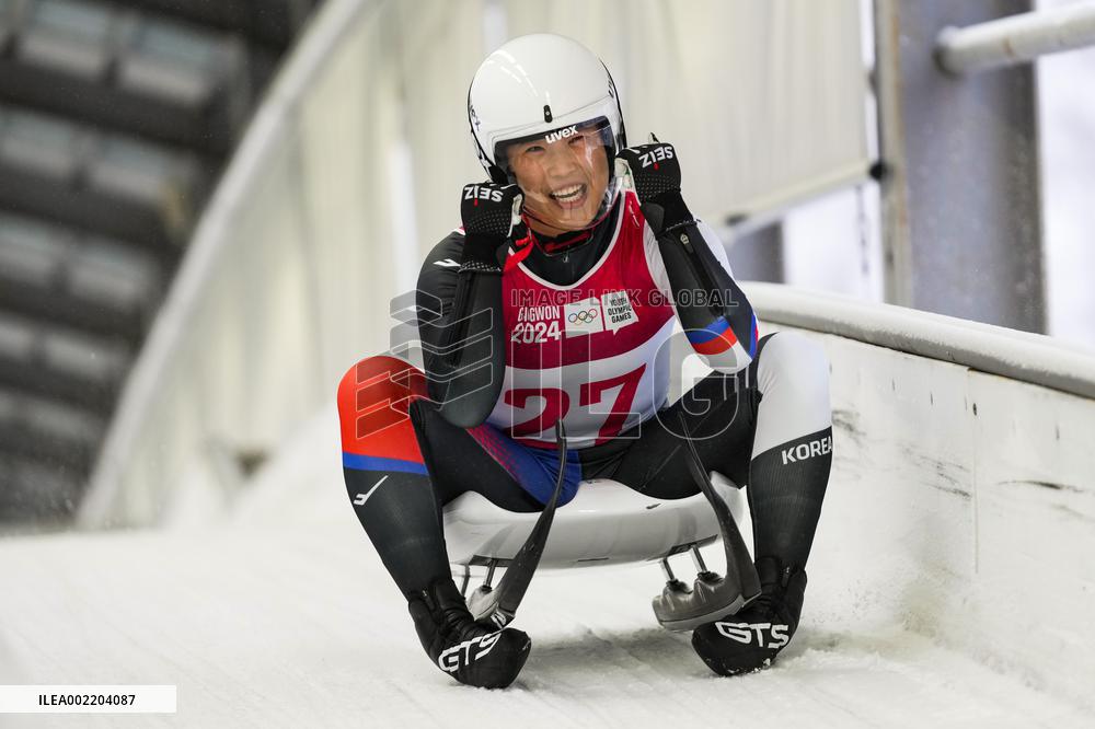 (SP)SOUTH KOREA-PYEONGCHANG-WINTER YOUTH OLYMPIC GAMES-LUGE-WOMEN'S SINGLES