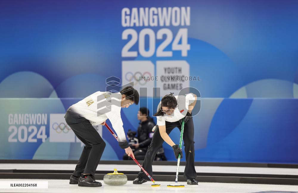 (SP)SOUTH KOREA-GANGNEUNG-WINTER YOUTH OLYMPIC GAMES-CURLING-MIXED TEAM ROUND ROBIN SESSION-TUR VS CHN