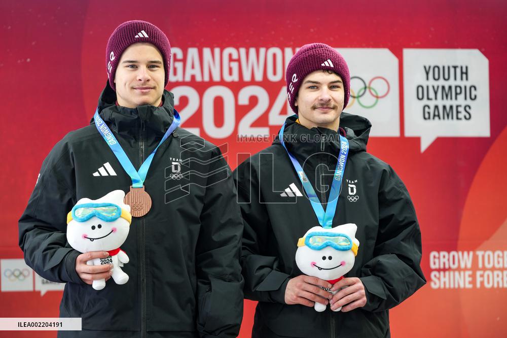 (SP)SOUTH KOREA-PYEONGCHANG-WINTER YOUTH OLYMPIC GAMES-LUGE-MEN'S DOUBLES