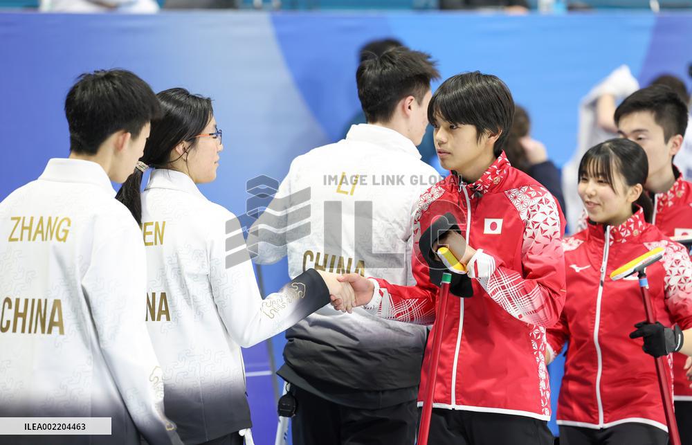(SP)SOUTH KOREA-GANGNEUNG-WINTER YOUTH OLYMPIC GAMES-CURLING-MIXED TEAM ROUND ROBIN SESSION-JPN VS CHN
