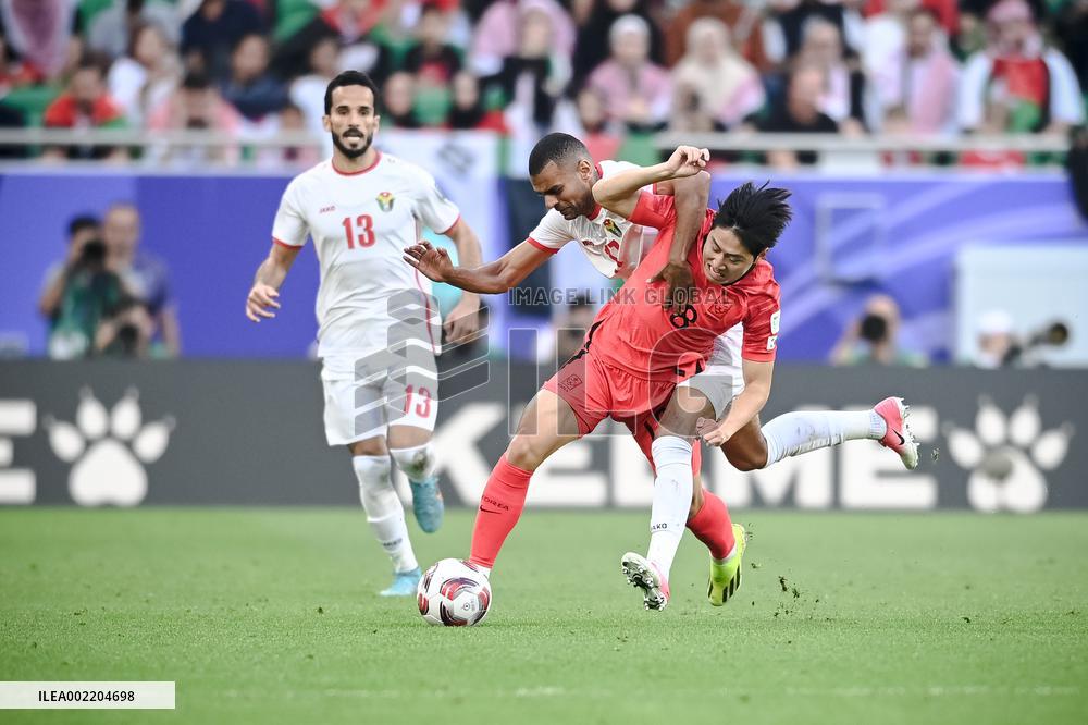 (SP)QATAR-DOHA-FOOTBALL-AFC ASIAN CUP-GROUP E-JOR VS KOR