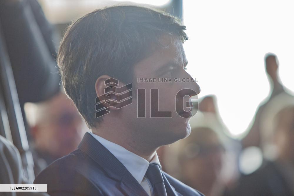 Prime Minister Gabriel Attal Visit To Rhone Department