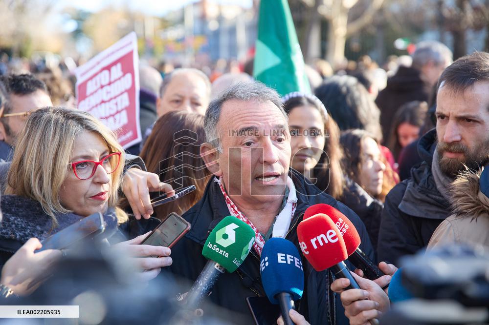 Pro-Palestine Rally - Madrid