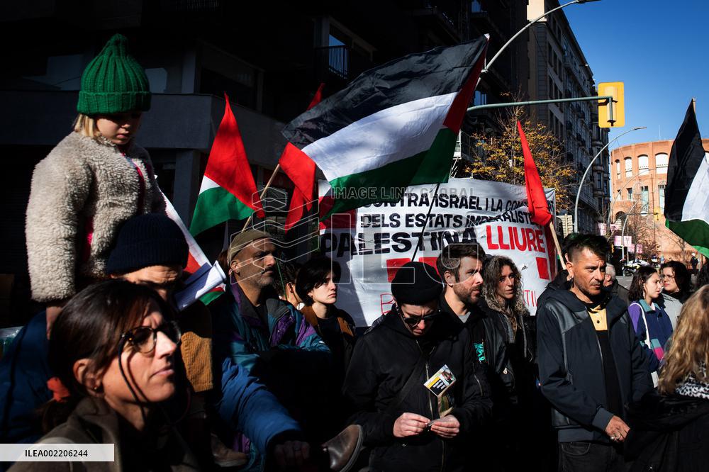Pro-Palestine Protests Across Spain