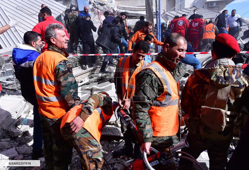 SYRIA-DAMASCUS-IRAN-IRGC OFFICERS-ISRAELI MISSILE ATTACK