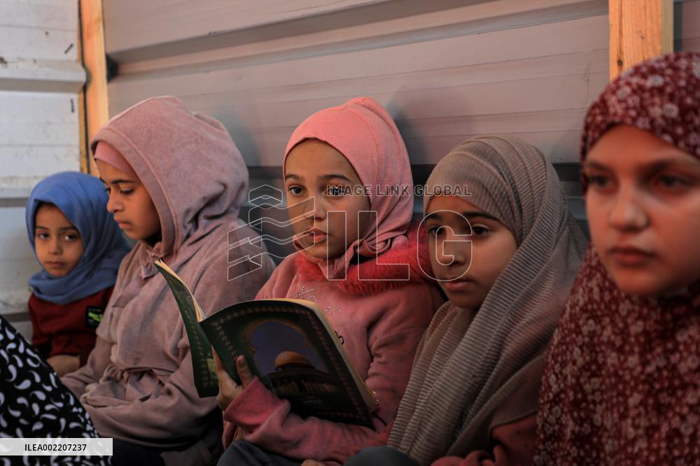 PALESTINE-GAZA-DISPLACED CHILDREN-FREE EDUCATION
