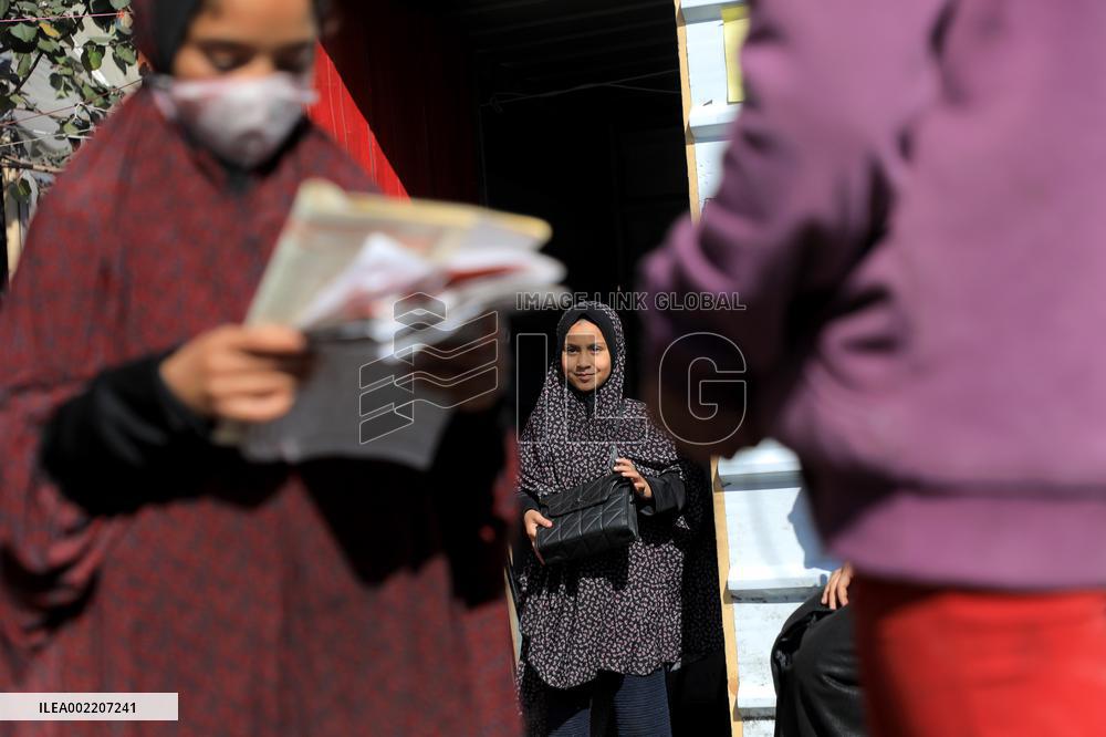 PALESTINE-GAZA-DISPLACED CHILDREN-FREE EDUCATION