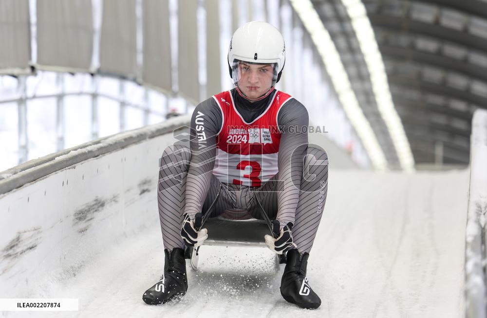 (SP)SOUTH KOREA-PYEONGCHANG-WINTER YOUTH OLYMPIC GAMES-LUGE-MEN'S SINGLES