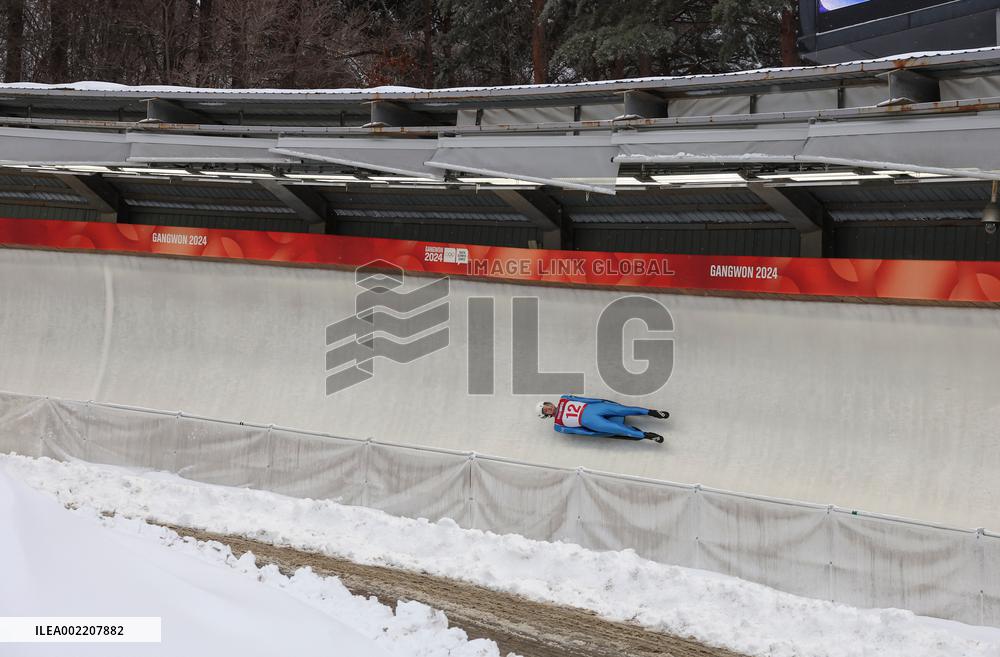 (SP)SOUTH KOREA-PYEONGCHANG-WINTER YOUTH OLYMPIC GAMES-LUGE-MEN'S SINGLES