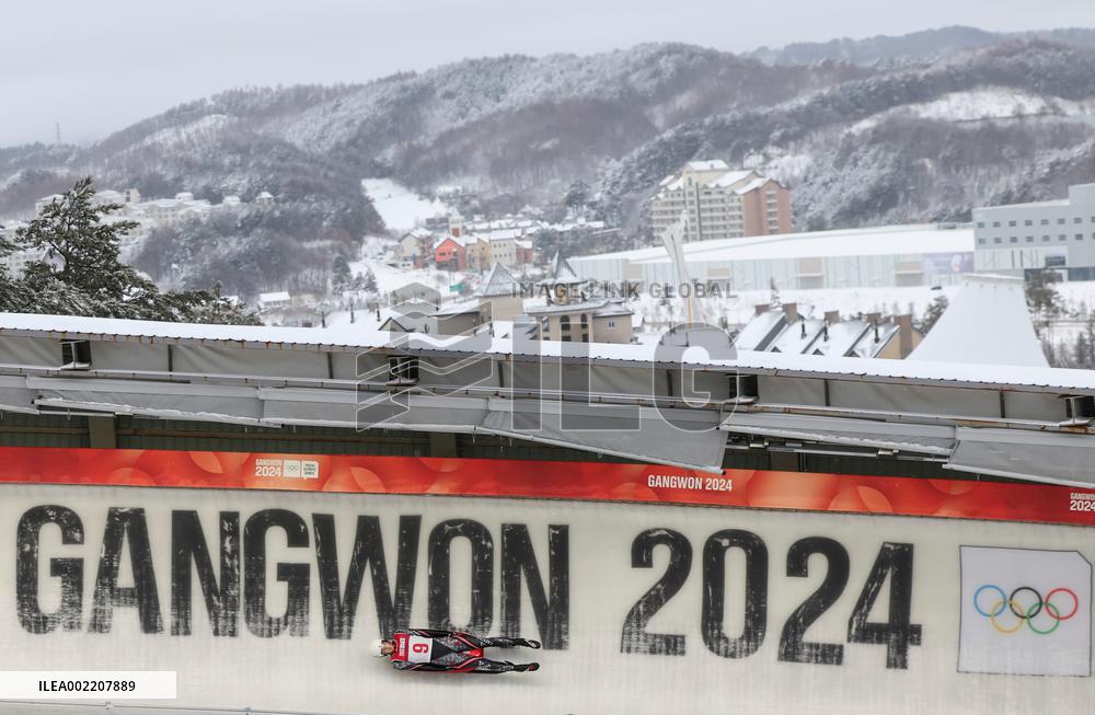(SP)SOUTH KOREA-PYEONGCHANG-WINTER YOUTH OLYMPIC GAMES-LUGE-MEN'S SINGLES