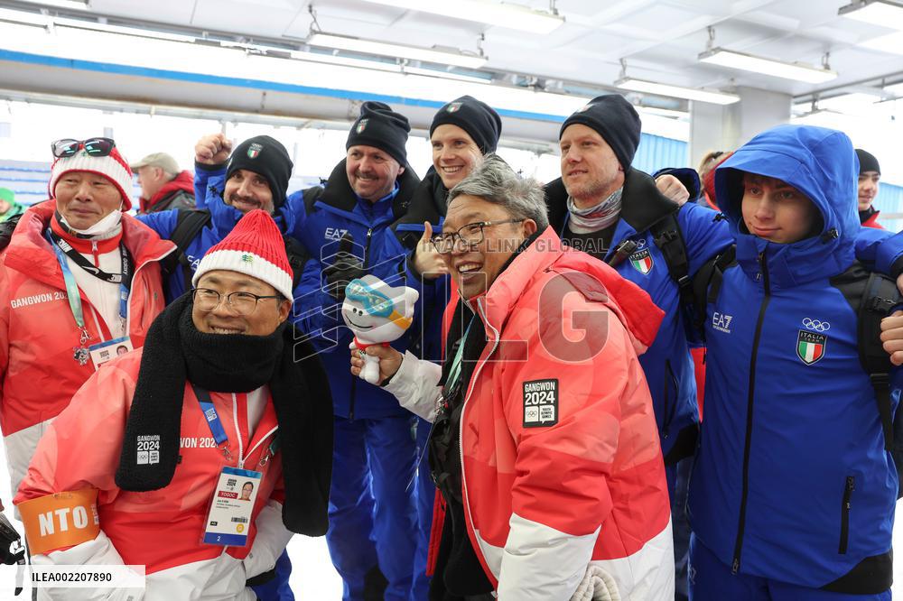 (SP)SOUTH KOREA-PYEONGCHANG-WINTER YOUTH OLYMPIC GAMES-LUGE-MEN'S SINGLES