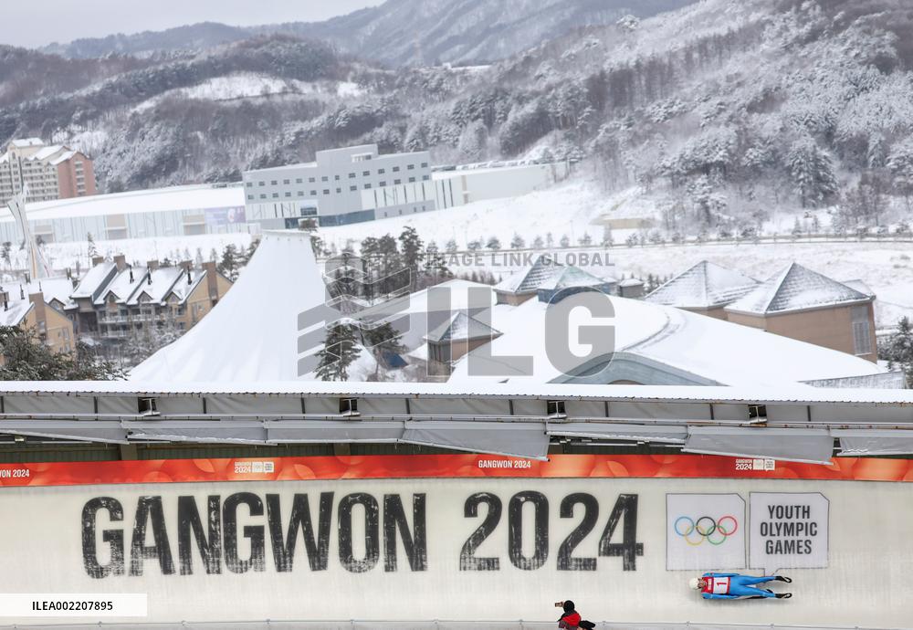 (SP)SOUTH KOREA-PYEONGCHANG-WINTER YOUTH OLYMPIC GAMES-LUGE-MEN'S SINGLES