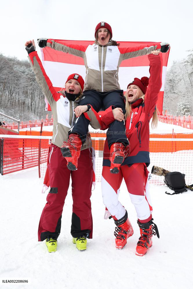 (SP)SOUTH KOREA-JEONGSEON-WINTER YOUTH OLYMPIC GAMES-ALPINE SKIING-SUPER-G