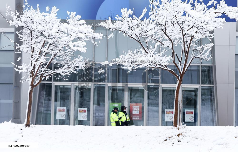 SOUTH KOREA-GANGNEUNG-SNOW SCENERY