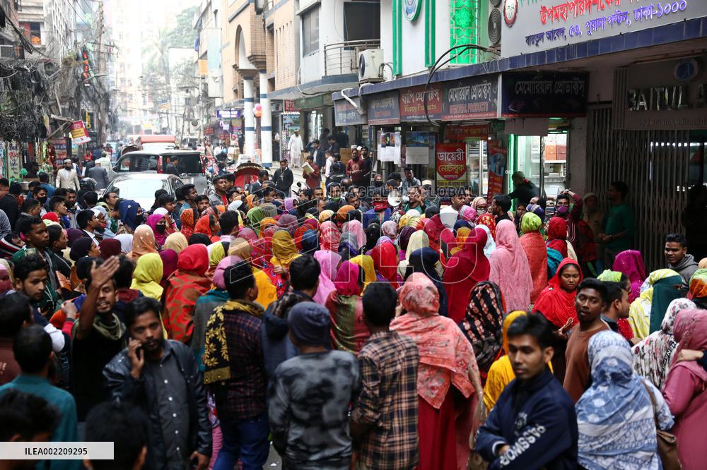 Garments Workers Protest In Dhaka - Bangladesh