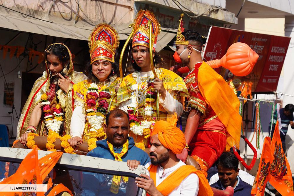 Hindu Procession In Ajmer - India